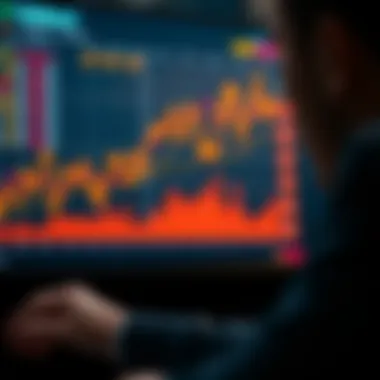 A dynamic chart displaying betting trends