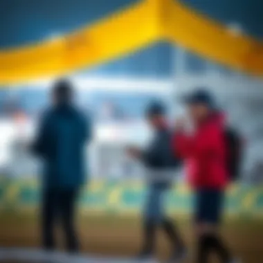 Participants showcasing their skills in competition