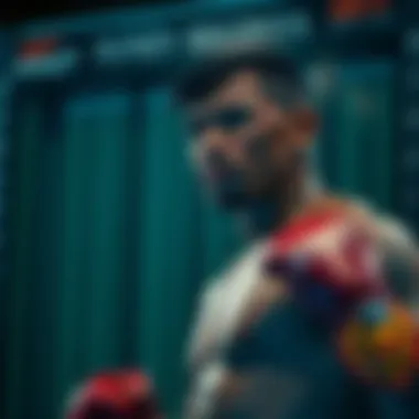 A visual representation of Adesanya's fight records and statistics