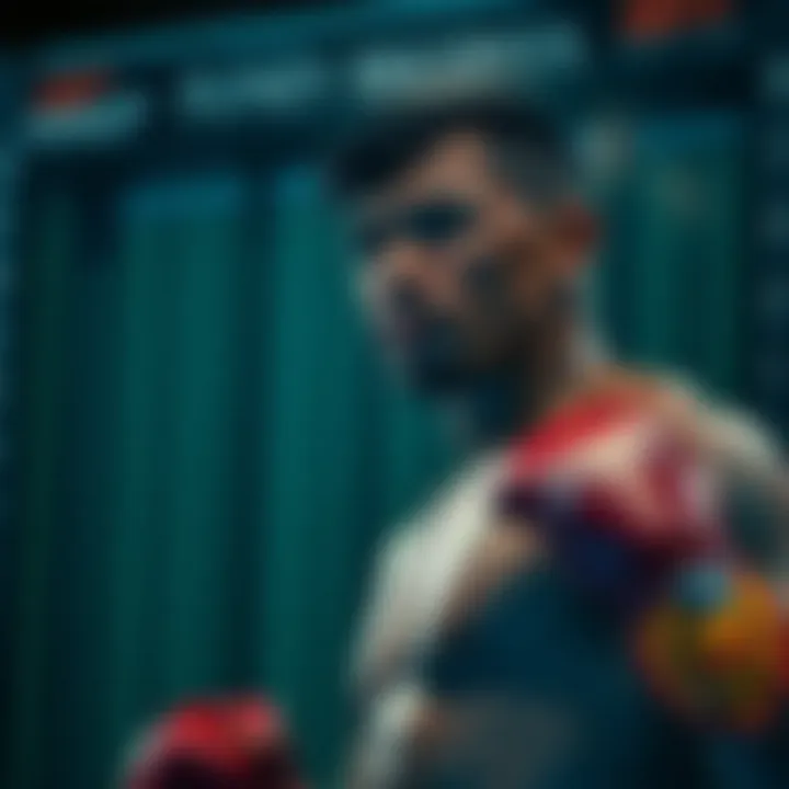 A visual representation of Adesanya's fight records and statistics