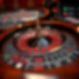 Detailed layout of an American Roulette table showing betting options
