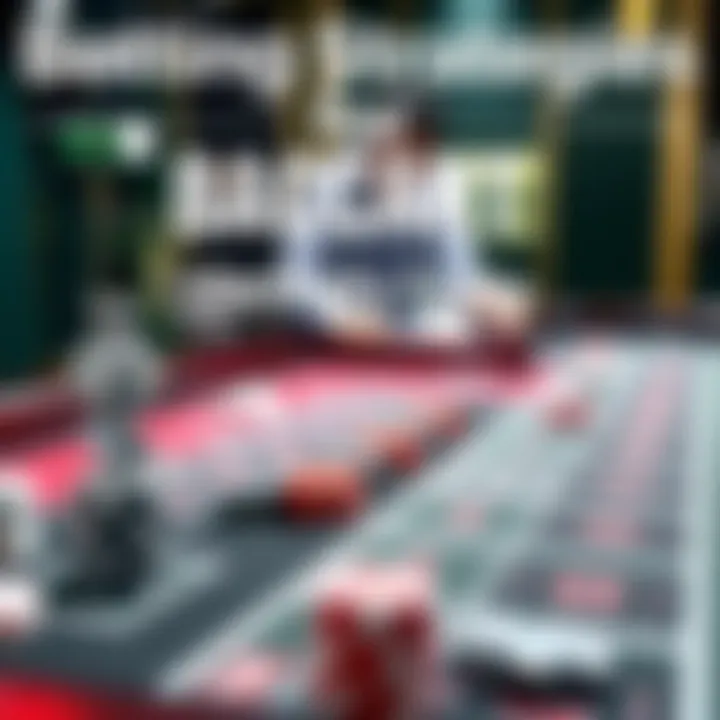 An illustration depicting various betting strategies in online baccarat.