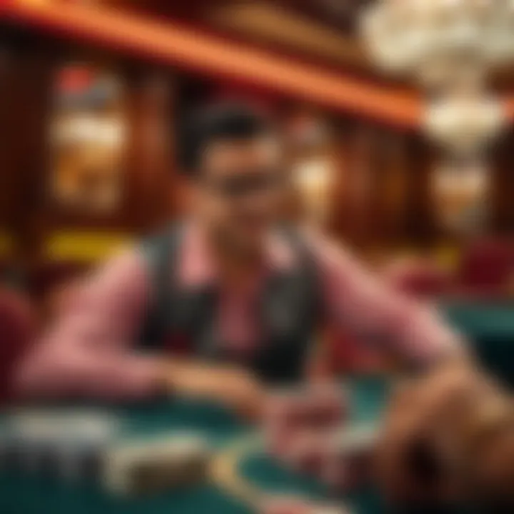 An expert offering tips for successful baccarat gameplay