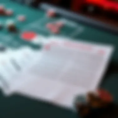 A strategic layout with tips and betting strategies for baccarat