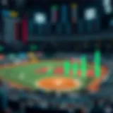 Data visualizations showcasing baseball statistics