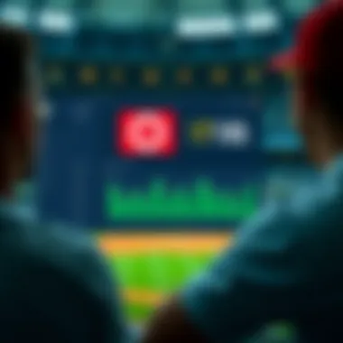 User interface of a baseball analytics platform