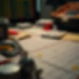 Diverse baseball betting strategies laid out on a table