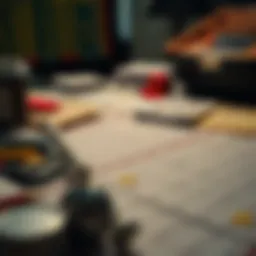 Diverse baseball betting strategies laid out on a table