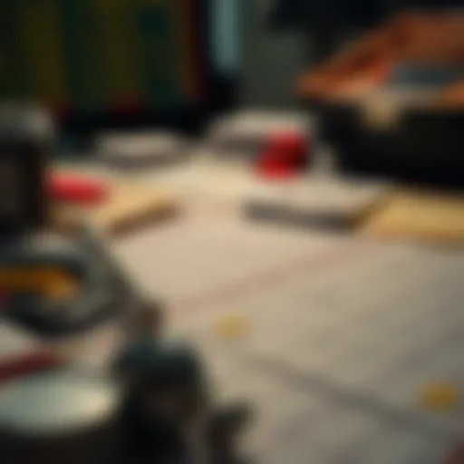 Diverse baseball betting strategies laid out on a table