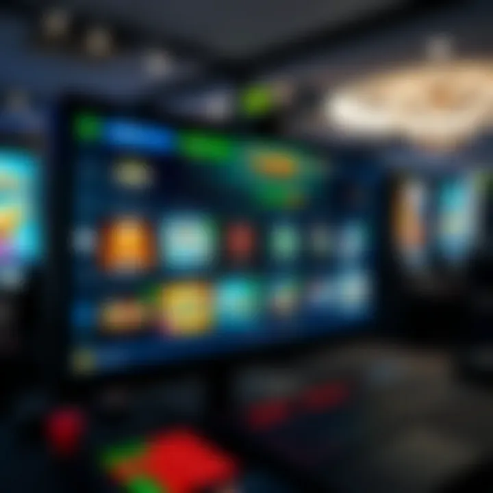 A captivating snapshot of the BCGame online casino interface showcasing various games