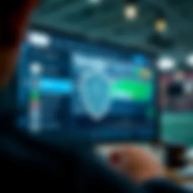 Security features of a sports betting app highlighted on a screen.