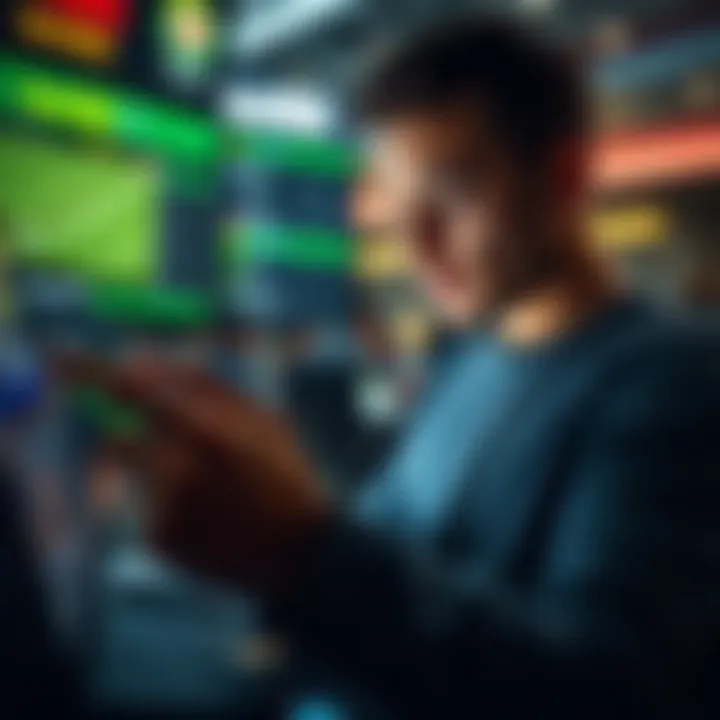 Exploring Betting Options on bet365 User exploring various betting options on bet365