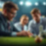 Strategic betting concepts visual