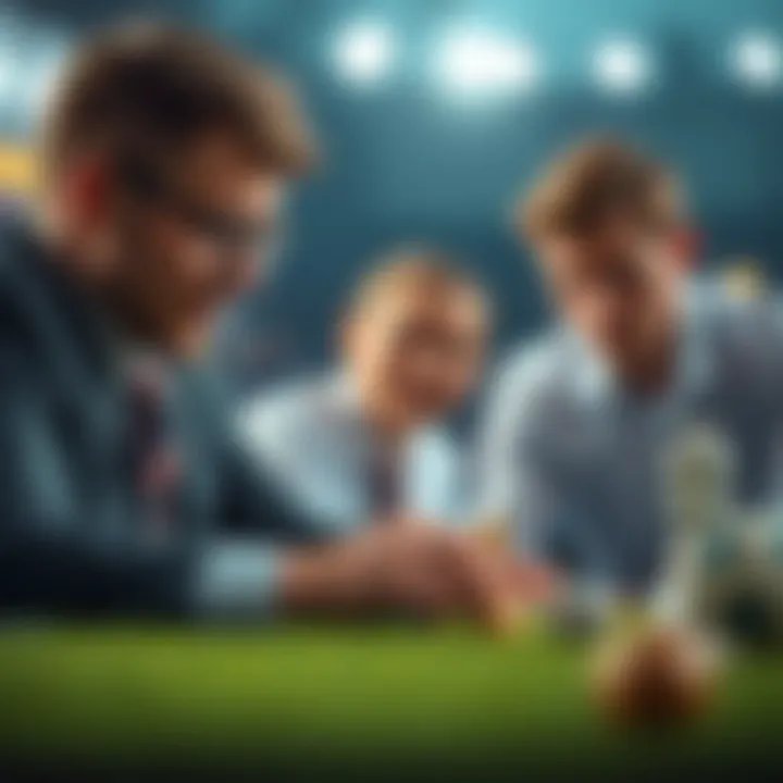 Strategic betting concepts visual