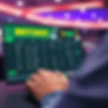 Intuitive User Interface of Bet365 for a Seamless Experience User interface showcasing betting experience