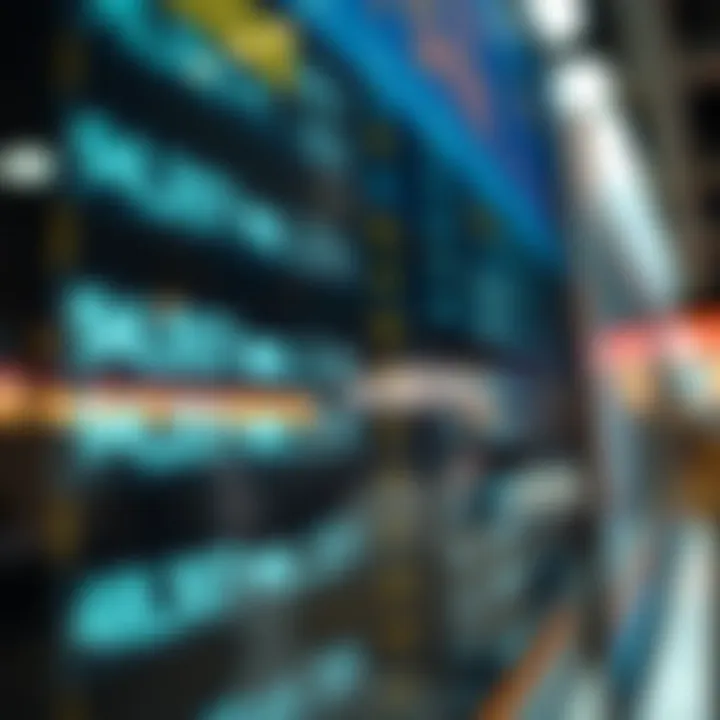 A detailed view of betting odds displayed on a digital screen