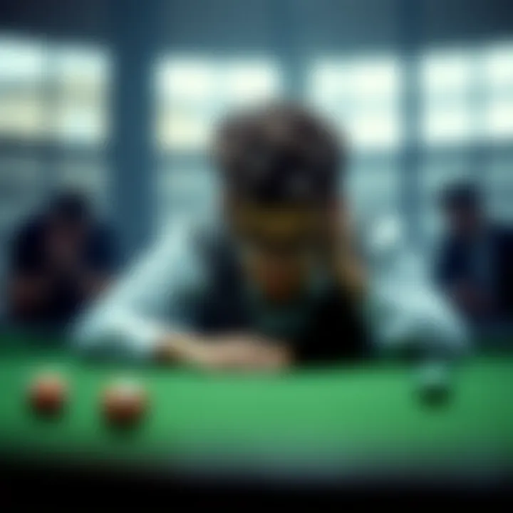 Visual representation of betting psychology