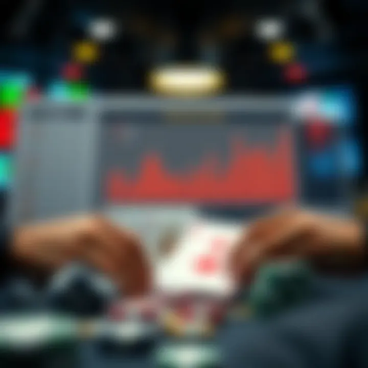 Strategic betting plans illustrated through charts