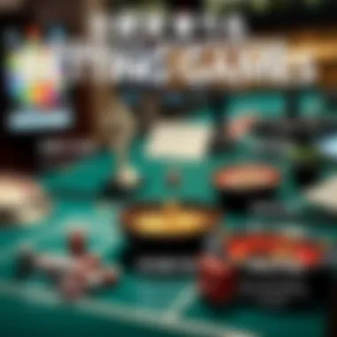 An infographic showing different types of betting games