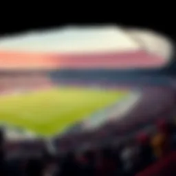 Bologna's iconic stadium with fans in attendance