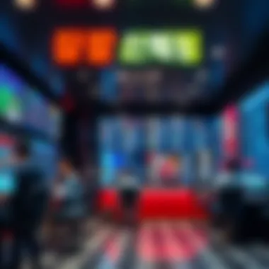 A modern casino agency in Busan showcasing betting options