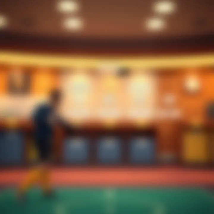 Flowchart showing game dynamics and betting outcomes