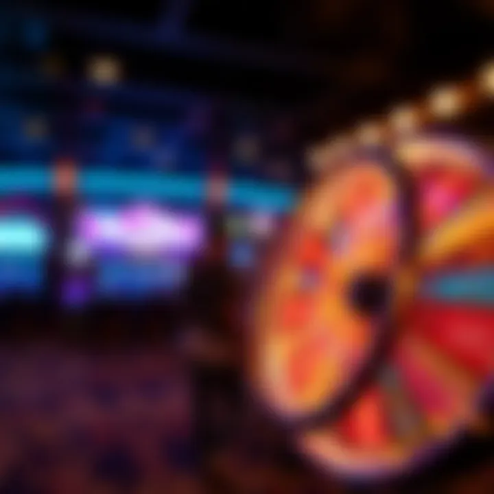 Visual representation of free spins in action