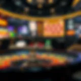 Illustration of online casino platforms