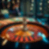 Roulette Table Dynamics An intricate layout of a roulette table with vibrant colors