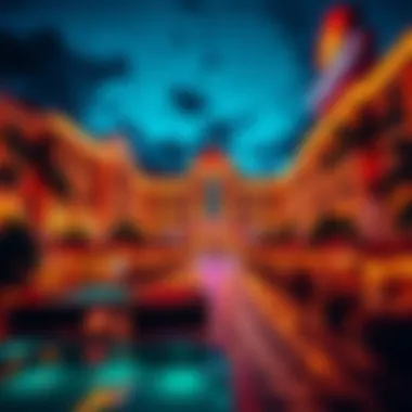 Stunning view of a casino resort in Cebu at night