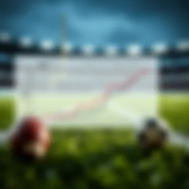 A graph illustrating prediction techniques and their effectiveness in CFL betting