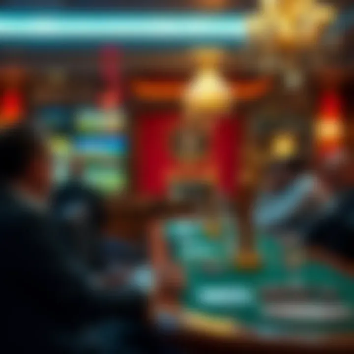 Elegant design representing the concept of entertainment in betting