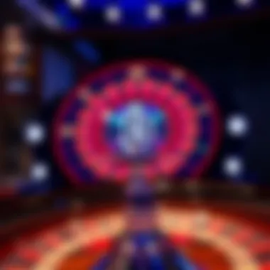 The Cryptocurrency Roulette Wheel A vibrant digital roulette wheel showcasing cryptocurrency symbols