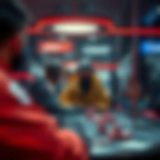 A digital representation of CS:GO gambling dynamics