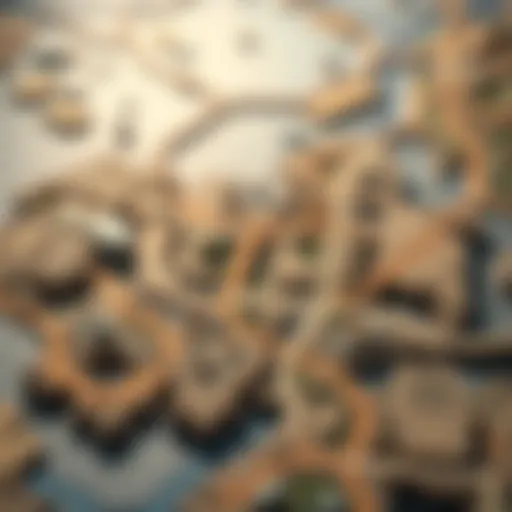 Detailed layout of a CS:GO map showcasing key areas and routes.