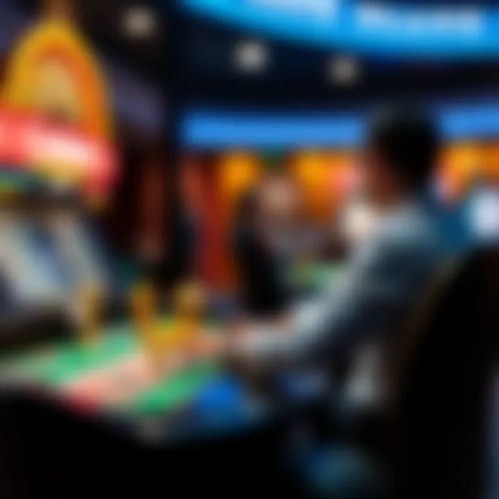 Latest Trends in Casino Gaming A modern infographic showcasing current trends in casino gaming