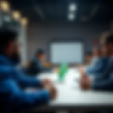 A strategic meeting discussing the future of Deportivo Táchira