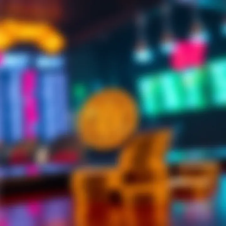 Wagering Digital Assets An abstract representation of digital assets being wagered