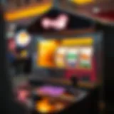 A vibrant illustration of a dog-themed slot machine in action.