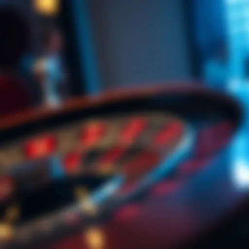 European Roulette wheel showcasing the numbered slots