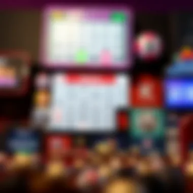 Exploring Diverse Platforms for Online Bingo A collage of various platforms offering online bingo services, highlighting accessibility.