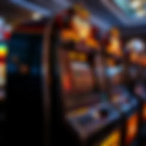 An intricate design of a vintage slot machine reflecting the history of casino gaming.