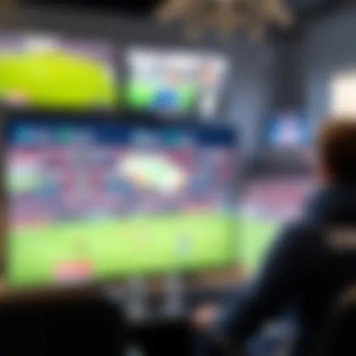 An online streaming interface showcasing various sports broadcasts.