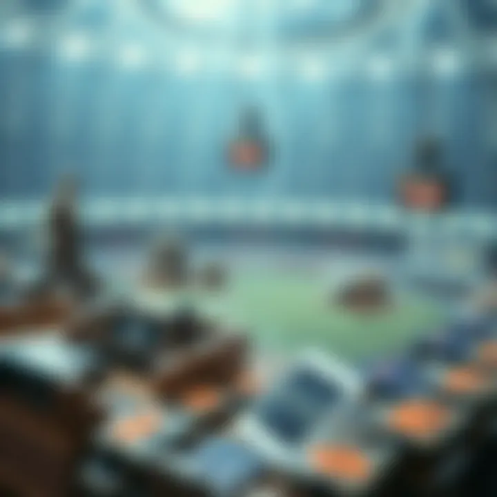 A futuristic digital landscape representing the evolution of online betting