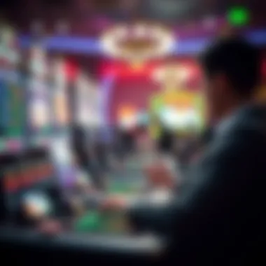 A graphic representing the evolution of online gambling regulations