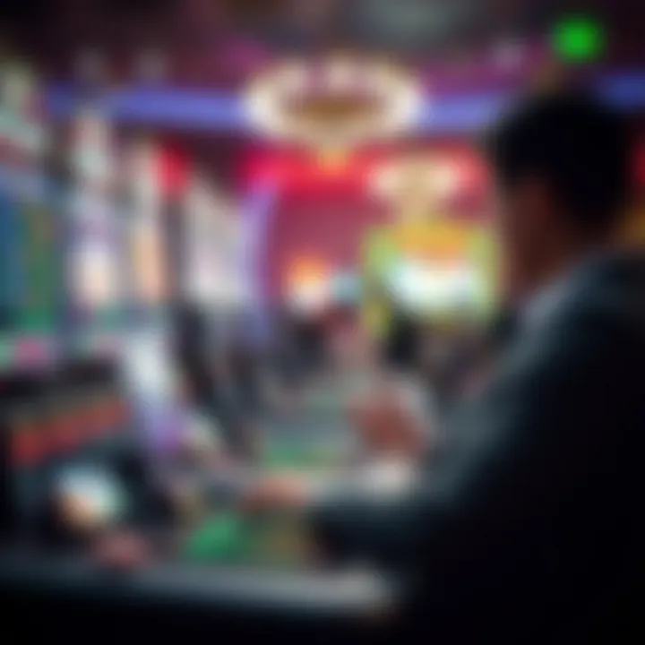 A graphic representing the evolution of online gambling regulations