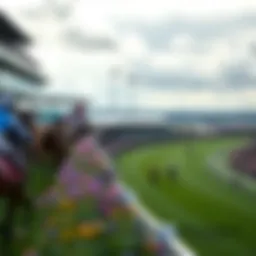 Iconic view of the Grand National at Aintree