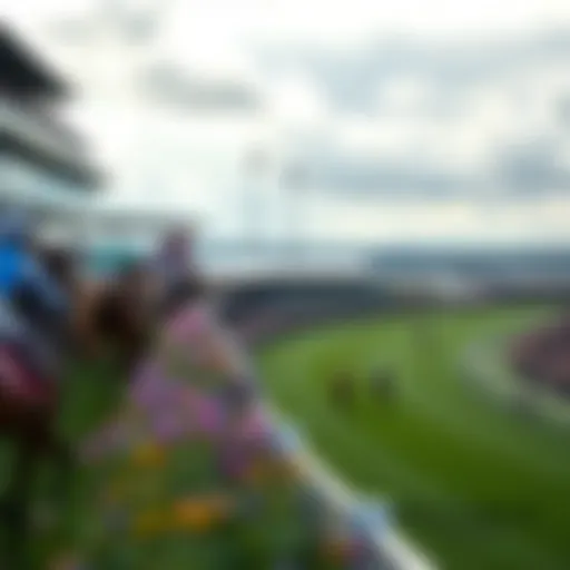 Iconic view of the Grand National at Aintree