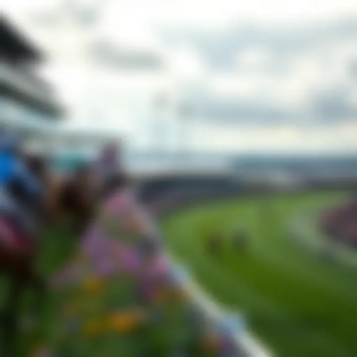 Iconic view of the Grand National at Aintree