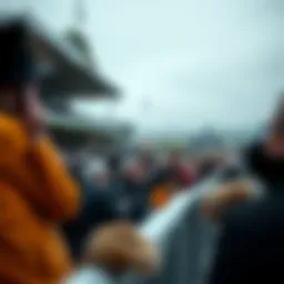 Excitement at the Grand National Racecourse